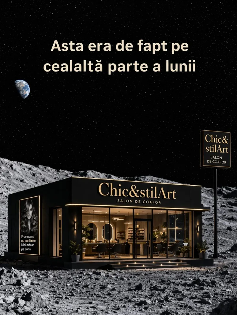 Salonul Chic & Stil Art, văzut din stradă